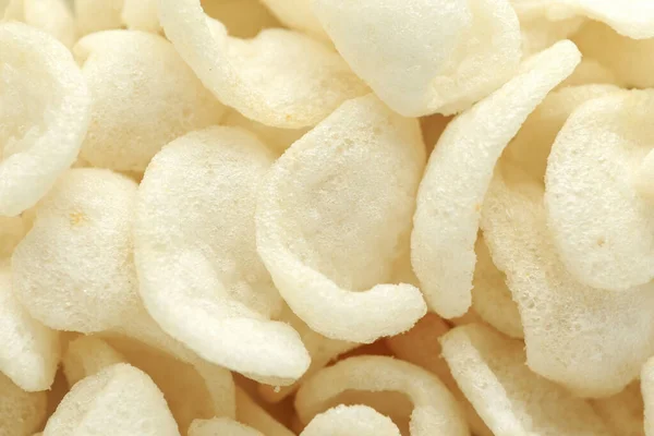 Close up Prawn Crackers snack. backgrounds, texture — Stock Photo, Image