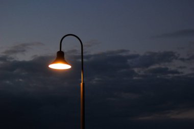 güzel gökyüzü arka plan ışık yayında