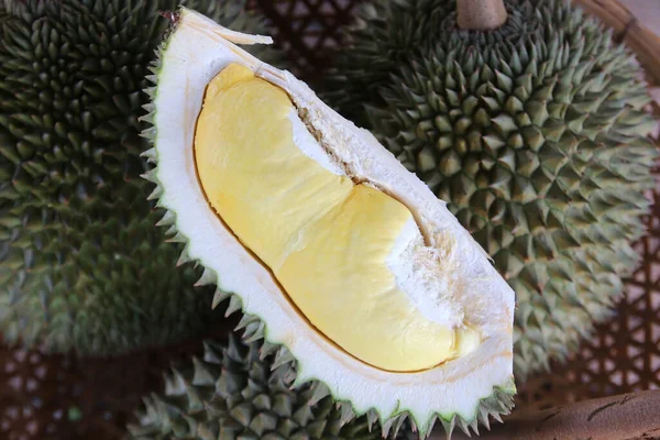 Foto Durian Frukt Korgen — Stockfoto