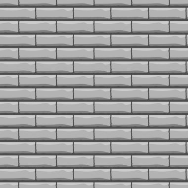 Gri boyanmış tuğla şekilli vektör arkaplanı