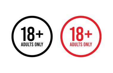 Arkaplanda izole edilmiş 18 modadan oluşan simge artı web sitenizin tasarımı için 18 artı simge sayfası sembolü..