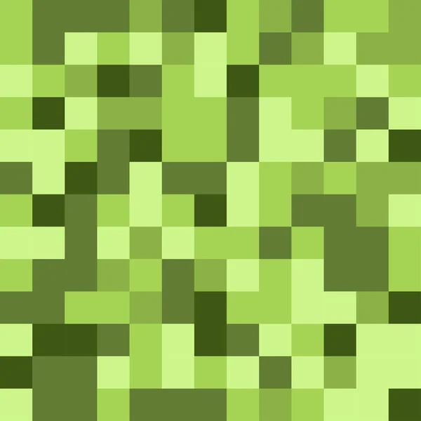 Digitale Camouflage Naadloze Patronen Groen Palet — Stockvector