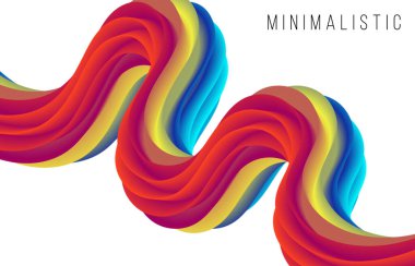 Sunumlar, el ilanları, broşürler, kartpostallar ve posterler için renk fırçası yağı veya akrilik boya tasarımı öğesi. Vektör illüstrasyonu EPS10.