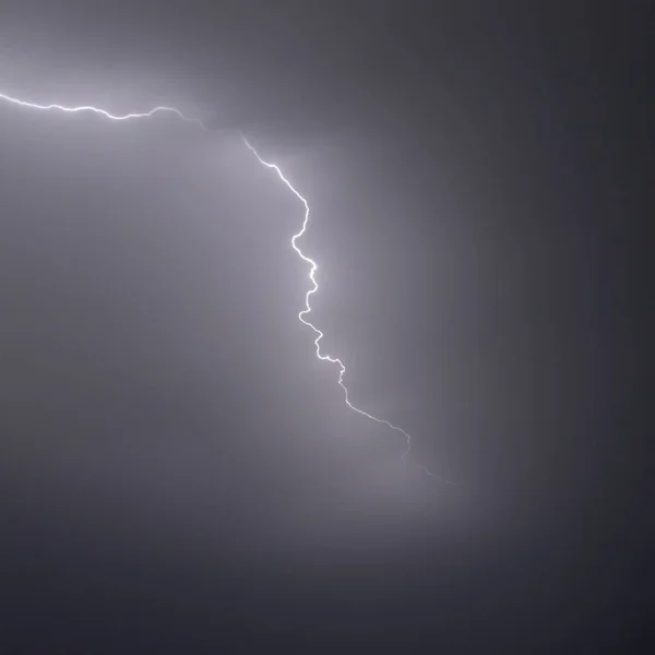 Thunderbolt Night Sky — Stock Photo, Image