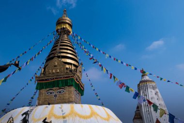 Maymun Tapınağı olarak da bilinen Swayambhunath, Nepal Katmandu 'nun kalbinde yer almaktadır ve UNESCO tarafından Dünya Mirası ilan edilmiştir.