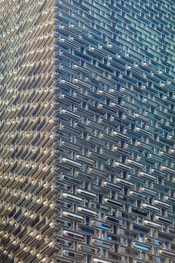 Hong Kong, closeup highrise outter duvar