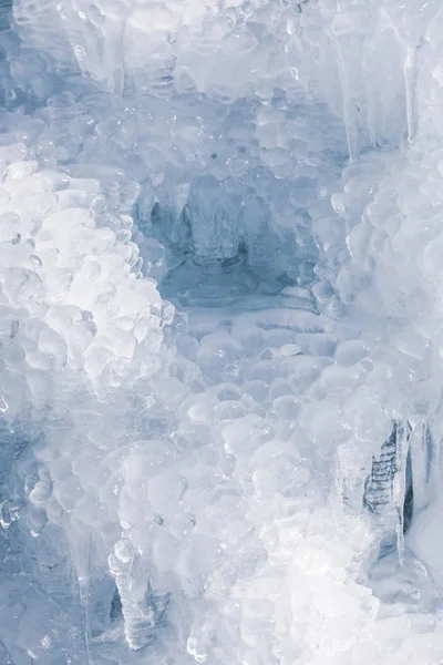 Iced Water Wall Close Japan — Stock Photo, Image