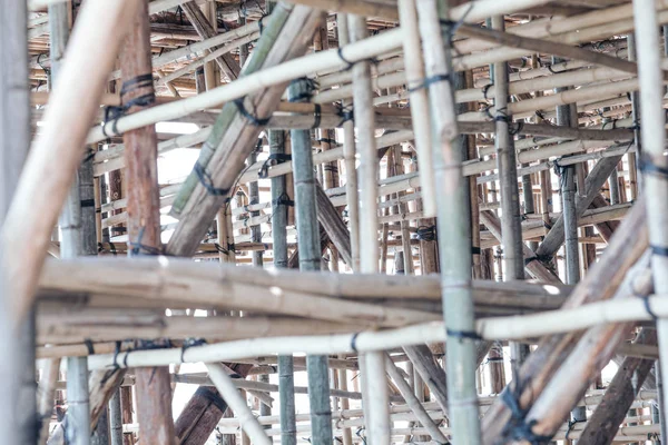 Hong Kong, bambu iskele, yakın kimse