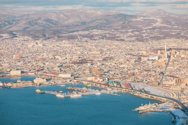 Trata Vista Del Puerto Hakodate —  Fotos de Stock