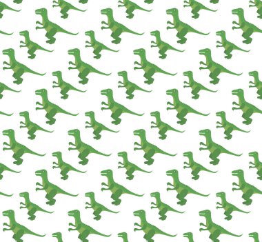 Tyrannosaurus dikişsiz desen. Dinozor sonsuz doku, arka plan tekrarlayan. Vektör çizimi