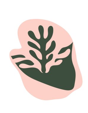 Soyut modern tasarım öğesi. Minimalizm moda tarzı. Poster. Vektör illüstrasyonu