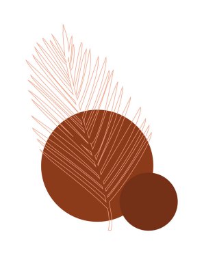 Soyut modern tasarım öğesi. Minimalizm moda tarzı. Poster. Vektör illüstrasyonu