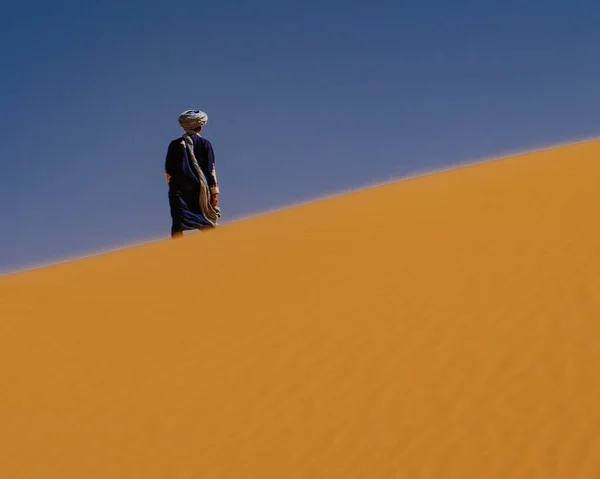 モロッコ 2019年9月28日 モロッコのメルツーガで美しい砂漠の風景 — ストック写真