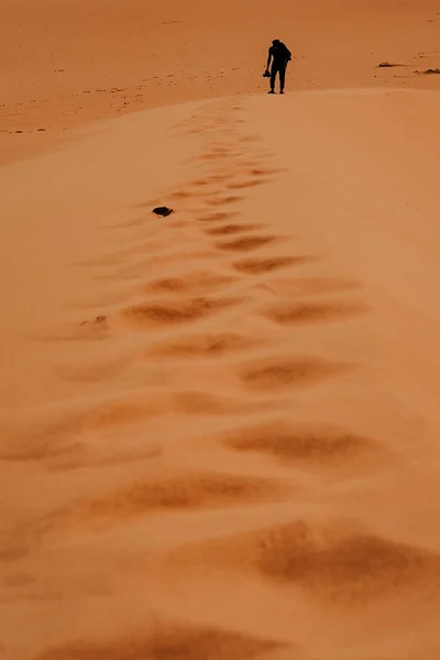 Morocco September 2019 Prachtig Woestijnlandschap Bij Merzouga Marokko — Stockfoto