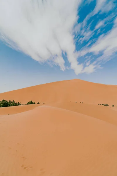 Fas Eylül 2019 Merzouga Fas Taki Güzel Çöl Manzarası — Stok fotoğraf