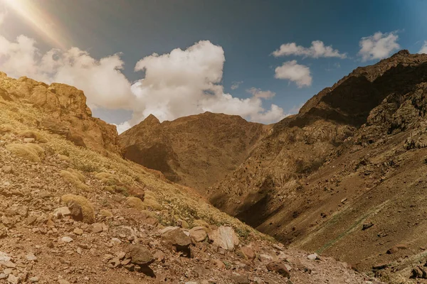 Marroco Setembro 2019 Bela Paisagem Imlil Marrocos — Fotografia de Stock