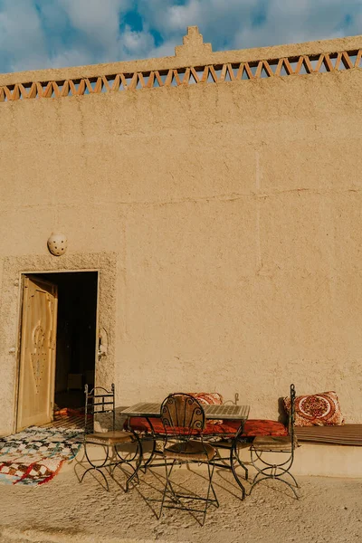 Morocco Σεπτεμβρίου 2019 Κτίριο Στη Μερζούγκα Μαρόκο — Φωτογραφία Αρχείου