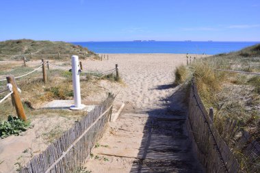 Vacaciones on la costa de Mediterranea.