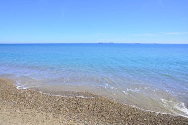 Vacaciones on la costa de Mediterranea.