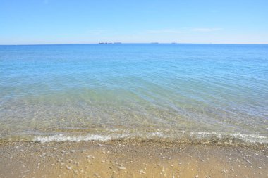Vacaciones on la costa de Mediterranea.