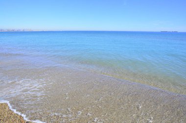 Vacaciones on la costa de Mediterranea.