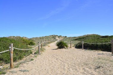 Vacaciones on la costa de Mediterranea.