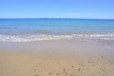 Vacaciones on la costa de Mediterranea.