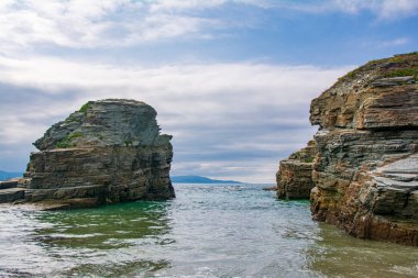 Atlantik kıyıları, güzel manzaralar..