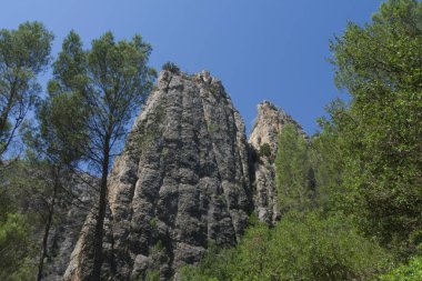 İspanya 'nın güzel dağları.