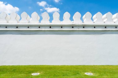 Zümrüt Buda 'nın tapınağının duvarı, Bangkok, Tayland