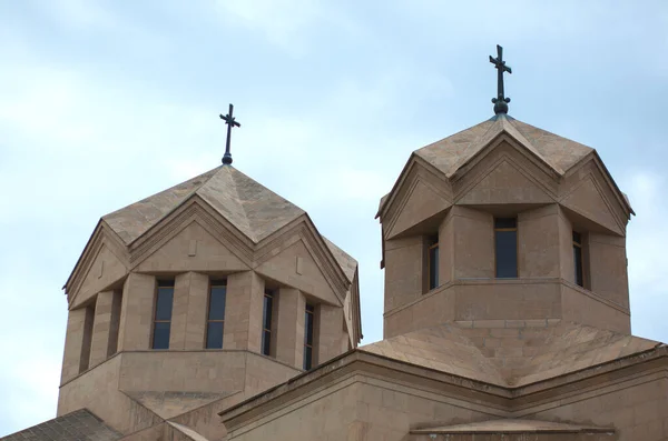 Igreja Armênia Sob Fundo Céu Azul — Fotografia de Stock