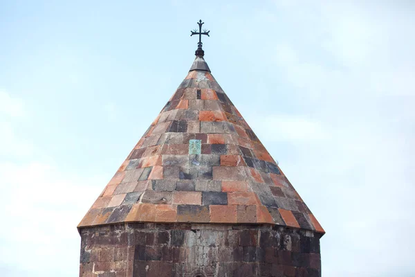 Igreja Armênia Sob Céu Azul Backgroun — Fotografia de Stock