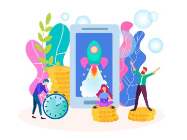 Başlangıç kavramı, Mobil Internet iş, başarılı bir iş, Internet iş geliştirme düzenlemek için gençlerin kısa sürede başlangıcı.