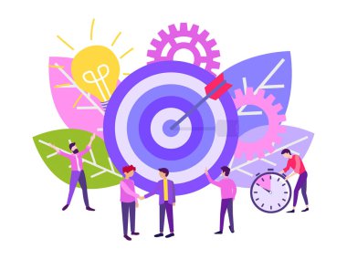 Bir ok ile hedef, hedef vurmak