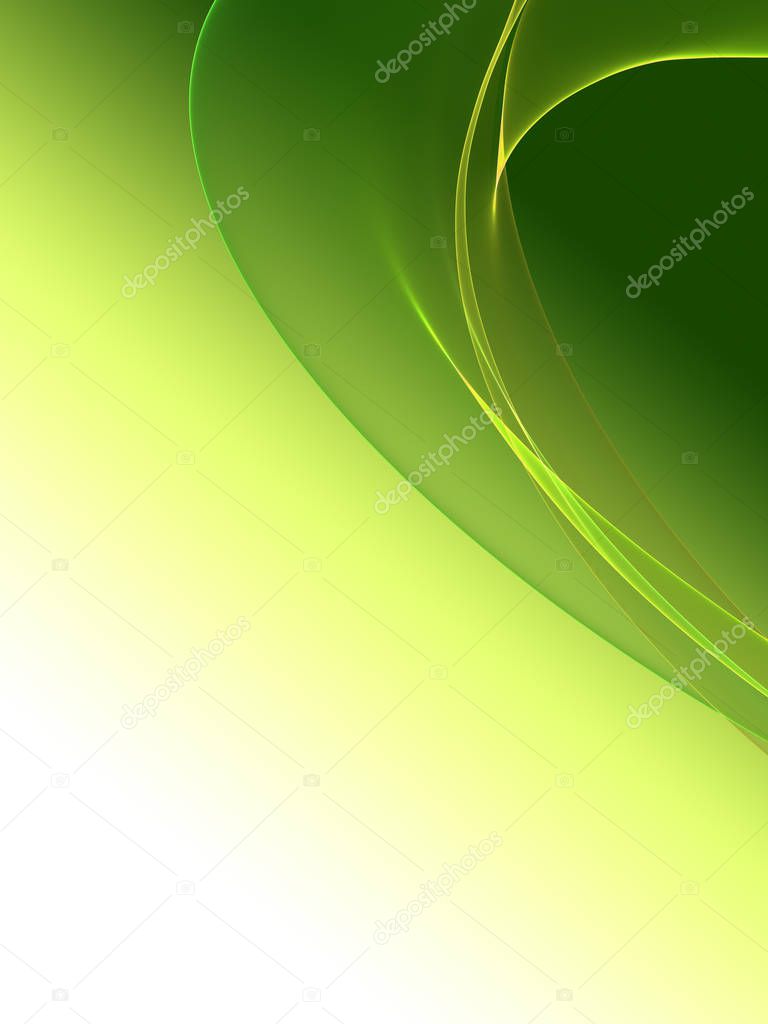 Color gradient background with abstract flame wave work 