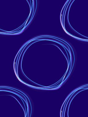 Yaratıcı alev dalga el kroki kabarcık 