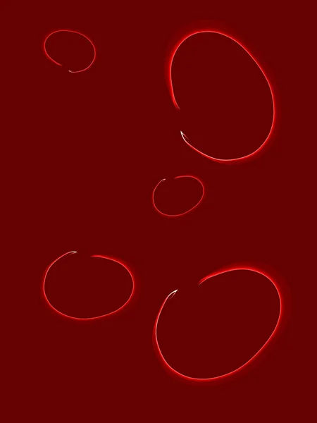 Creative flame wave hand sketch abstract bubble