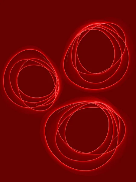 Burbuja abstracta creativa de la mano de la onda de llama — Foto de Stock