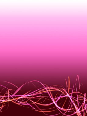 Yumuşak bir grad üzerinde dinamik parlak çizgiler ile güzel soyut arka plan