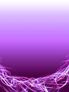 Yumuşak bir grad üzerinde dinamik parlak çizgiler ile güzel soyut arka plan