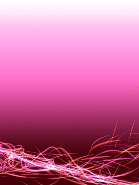 Yumuşak bir grad üzerinde dinamik parlak çizgiler ile güzel soyut arka plan