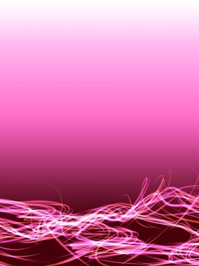 Yumuşak bir grad üzerinde dinamik parlak çizgiler ile güzel soyut arka plan