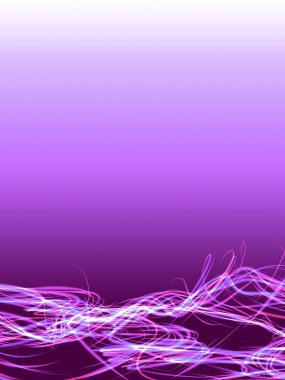 Yumuşak bir grad üzerinde dinamik parlak çizgiler ile güzel soyut arka plan