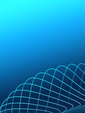 Orijinal kavisli şekiller ile spektrum renk soyut arka plan o