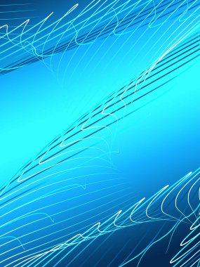 Orijinal kavisli şekiller ile spektrum renk soyut arka plan o