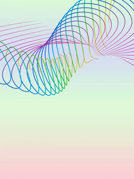 Espectro color fondo abstracto con formas curvas originales o — Foto de Stock