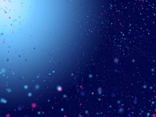 Abstract water sparkling background with many blured light bubbl