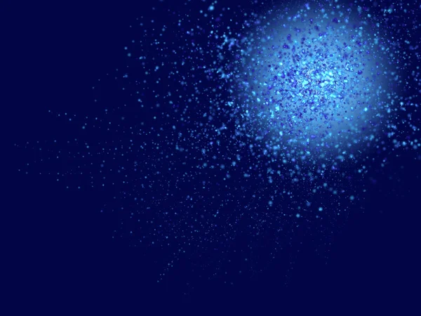 Abstrakte Wasser perlenden Hintergrund mit vielen bläulichen Lichtblasen — Stockfoto
