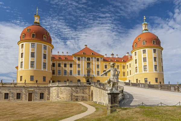 Schloss Moritzburg Moritzburg Bir Barok Şatosu Dresden Yakınlarında Saksonya Almanya — Stok fotoğraf