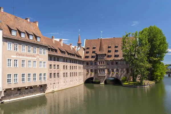 The Heilig Geist Spital or Holy Ghost Hospital in Nuremberg in Bavaria Germany.